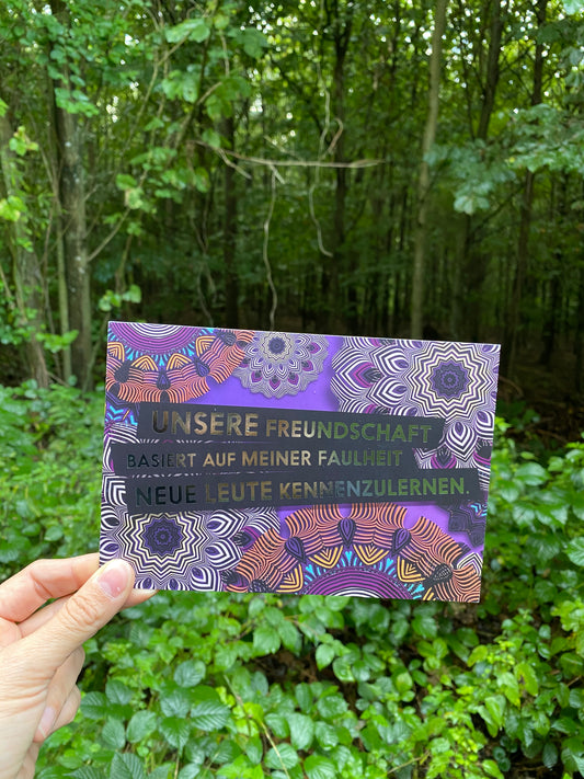 FCK YOU CARDS - "Faulheit"