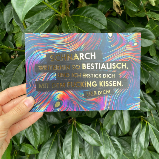 FCK YOU CARDS - "Schnarchen"